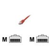 MCL Samar - Cable de red - RJ-45 (M) a RJ-45 (M) - 5 m - FTP - CAT 5e - rojo