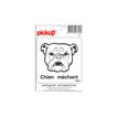 Pickup - Signo - wicked dog - cuadrado - 100 x 100 mm - autoadhesivo - vinilo
