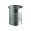 DURABLE - Cesto de basura - redondo - 15 L - acero - plata
