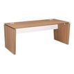 Gautier office XENON - Mesa - rectangular - Italian wild cherry wood - Italian wild cherry wood base
