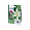 Epson T0593 - 13 ml - magenta - original - blíster - cartucho de tinta - para Stylus Photo R2400