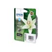 Epson T0595 - 13 ml - cián claro - original - blíster - cartucho de tinta - para Stylus Photo R2400