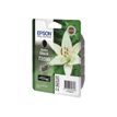 Epson T0598 - 13 ml - negro mate - original - blíster - cartucho de tinta - para Stylus Photo R2400