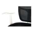 3760185025065-Fauteuil de bureau - PHOENIX - Accoudoirs fixes blancs - Blanc-Gros plan-4