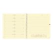 3371010161423-Agenda spiralé Impala Note 16 avec répertoire - 1 semaine sur 2 pages - 16 x 16 cm - noir - Quo -Avant-2