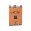Clairefontaine Fine Arts - Bloc de dibujo - encuadernado de alambre - A5 - 100 hojas - blanco