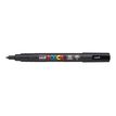 POSCA PC-3M - Marcador - permanente - negro - tinta pigmentada al agua - 0.9-1.3 mm - fino