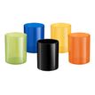 3701254704801-Elami - Pot à crayons - plastique - jaune-Avant-0