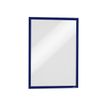 4005546406787-Durable Duraframe - 2 Cadres d'affichage adhésif - A3 - bleu-Avant-0
