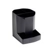 9002493093720-Exacompta Mini-Octo - Pot à crayons noir-Angle gauche-1