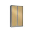 Pierre Henry GENERIC - Aparador - 4 baldas - 2 Puertas - acero, policloruro de vinilo (PVC) - aluminio, clear oak