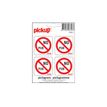 Pickup - Signo - no publicity - dirección - autoadhesivo - vinilo (paquete de 4)