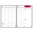 3147280191008-Agenda à élastique Office - 1 semaine sur 2 pages - 15 x 21 cm - gris/noir - Oxford--1