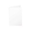 Clairefontaine Pollen C6 - Blanco - 110 x 155 mm - 210 g/m² - 25 hoja(s) tarjetas plegadas y arrugadas