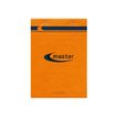 Clairefontaine Master - Alfombrilla de escritorio - grapado - A5 - 100 hojas / 200 páginas - cuadriculado - naranja