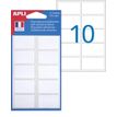 APLI-Agipa Etiquettes - Adhesivo permanente - blanco - 20 x 32 mm 70 etiqueta(s) (7 hoja(s) x 10) etiquetas