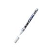 Pentel - Marcador - permanente - para cristal, metal, plástico - blanco - fino