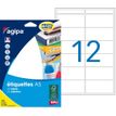 APLI PAPER - Adhesivo permanente - 32 x 70 mm 192 hoja(s) (16 hoja(s) x 12) etiquetas