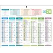CBG 4 Saisons Mini - Bank calendar - montaje en pared - 2020 - 7 meses en página - 210 x 265 mm - fecha