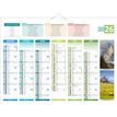 CBG 4 Saisons - Bank calendar - montaje en pared - 2020 - 6 meses en página - 405 x 550 mm - fecha