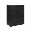 MT - Armario de carga lateral - 3 cajones - metal - negro