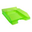 2012349308547-Exacompta Ecotray - Corbeille à courrier vert pomme translucide-Angle gauche-1