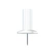 Exacompta - Pinchos - aguja de 7 mm y 10 mm de diámetro de cabeza - blanco - con dispensador - paquete de 25