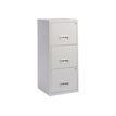 Pierre Henry - Armario de relleno vertical - 3 cajones - acero - gris