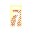 PICKUP LETTERING MONO Nobel - Etiqueta autoadhesiva - preimpreso: 7 - blanco mate