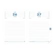 3371010423828-Agenda Fidji Gris 1 Jour par page 12X17cm Quo Vadis -Avant-2