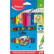 Maped Color'Peps Classic - Lápiz de color - colores fuertes surtidos - 2.9 mm (paquete de 18)