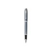 3501179316482-Parker IM - Stylo plume - encre bleue - fin - gris/argent-Avant-2