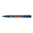 POSCA PC-3M - Marcador - permanente - azul - tinta pigmentada al agua - 0.9-1.3 mm - fino