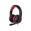 8435430605839-NGS VOX 700 - Casque filaire avec micro - connexion USB - noir et rouge-Angle droit-0