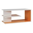 Top surmeuble bicolore SUNDAY - Blanc/mandarine