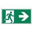 Pickup - Signo - emergency exit right - dirección - 300 x 150 mm - poliestireno