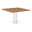 3483600598264-Table de réunion carrée XENON - L115 x H75 x P115 - Merisier italien-Angle gauche-0