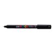 POSCA PC-1MR - Rotulador - negro - tinta pigmentada al agua - 0.7 mm - ultrafino