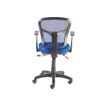 0000000108805-Fauteuil de bureau PHOENIX - accoudoirs fixes - Bleu-Arrière-3