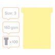 3147330068793-Nobo - 100 Fiches en T - Taille 3 - jaune-P_2203004_2-1