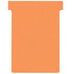 Nobo - Tarjeta T - 8 x 12 cm - Tamaño 3 - naranja (paquete de 100) - para P/N: 1900394, 1900399, 1900404