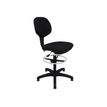 3760185021739-Tabouret assis-debout BUDGET - noir-Angle gauche-0