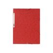 Exacompta Nature Future - Carpeta de 3 solapas - para A4 - capacidad: 250 hojas - rojo moteado