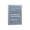 2012347901900-Durable Duraframe - 2 Cadres d'affichage adhésif - A4 - argent-Angle gauche-1