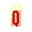 PICKUP LETTERING MONO Nobel - Etiqueta autoadhesiva - preimpreso: Q - rojo satinado