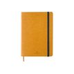 Oberthur Carmen - Cuaderno - historial - A6 - 100 hojas / 200 páginas - papel marfil - liso - blush cover - cuero