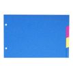 3130631008049-Exacompta Forever - Intercalaire 4 positions - pour fiches Bristol 14,8 x 21 cm - carte recyclée-Avant-0