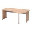 Gautier office JAZZ+ - Mesa - rectangular curvado (derecha) - verde haya