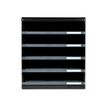 Exacompta Ecoblack MODULO A4+ - Armario de cajones - 5 cajones - gris ratón, negro eco