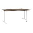 2012349336960-Bureau compact 90° - YES ! - pieds fixes blancs - retour droit - chêne royal-Angle gauche-0